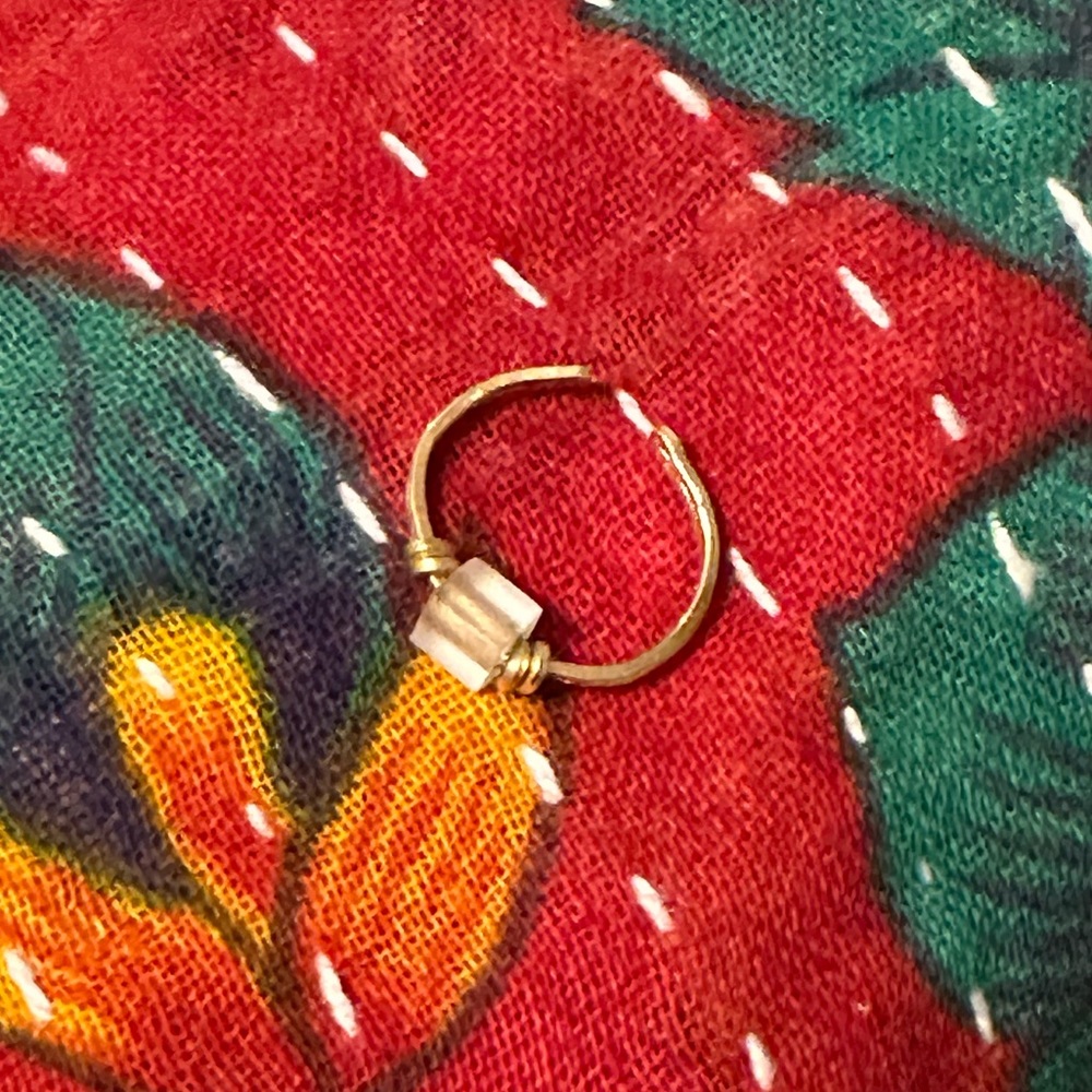 Sarah Briggs Salt earbuds, gold fill